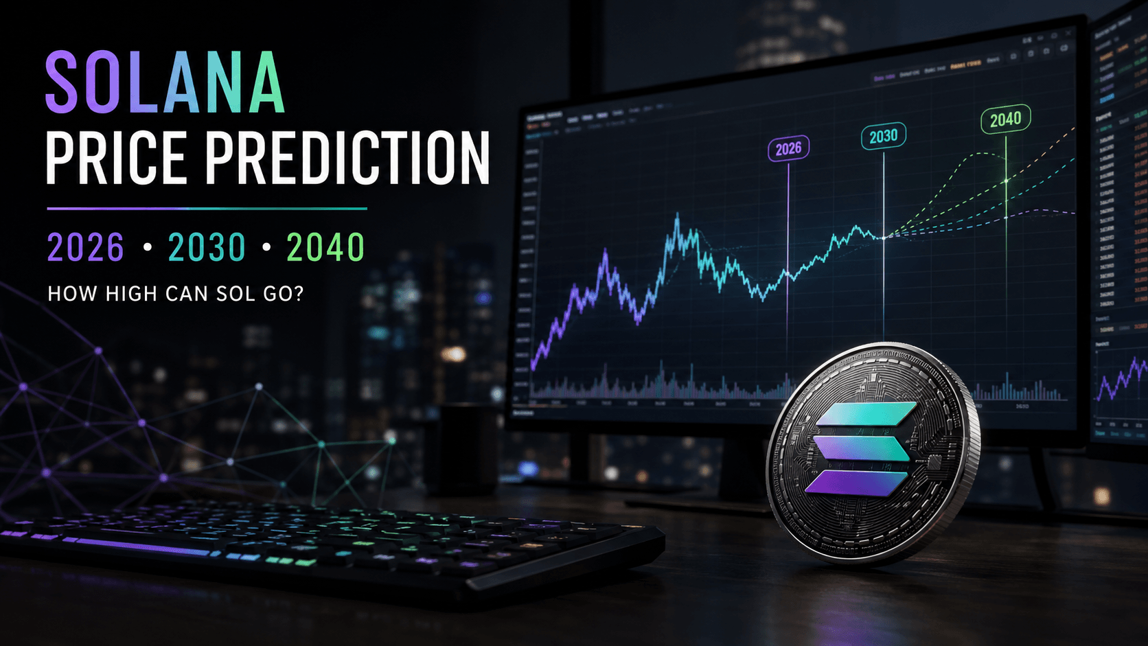 solana price prediction 2026 2030 2040