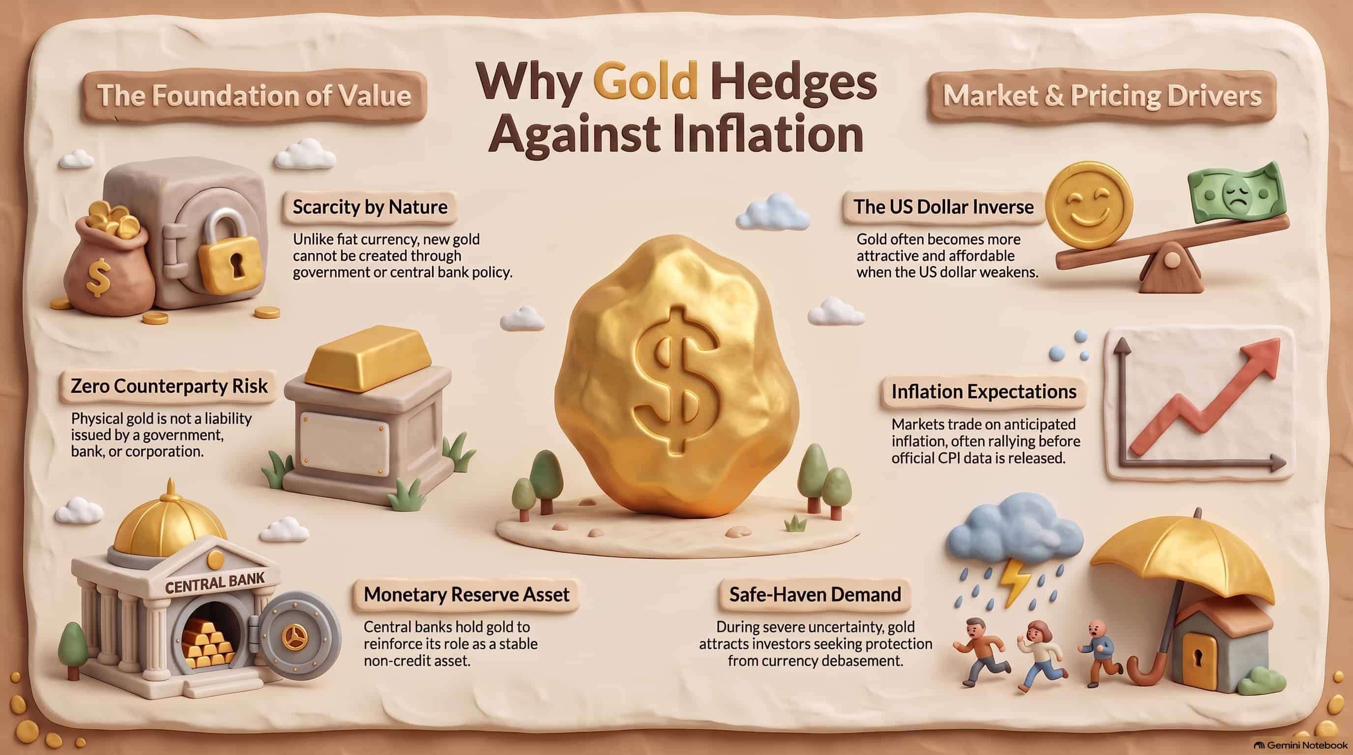 why is gold a hedge against inflation
